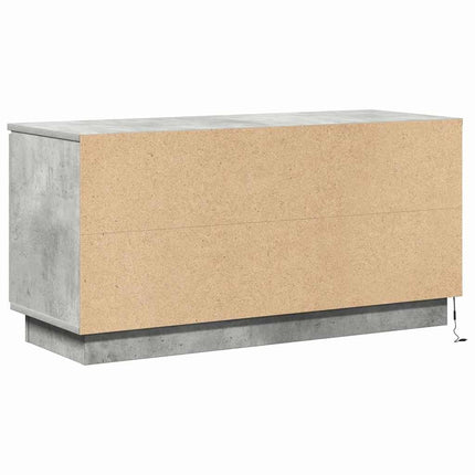 TV-skåp Betonggrå 100 x 38 x 49 cm Konstruerat trä