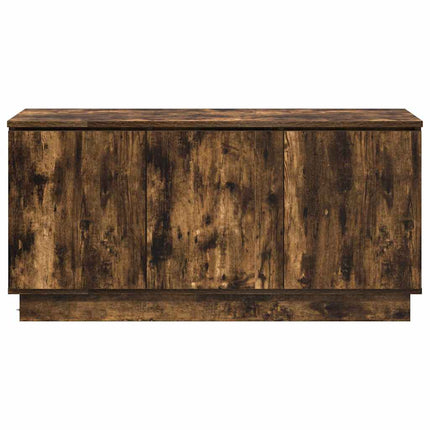 TV-skåp 100 x 38 x 49 cm Rökt ek Konstruerat trä