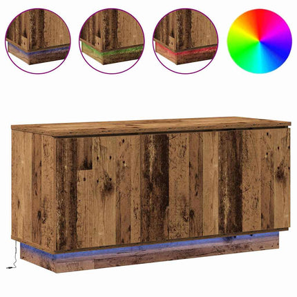TV-skåp Gammalt trä 100 x 38 x 49 cm Konstruerat trä