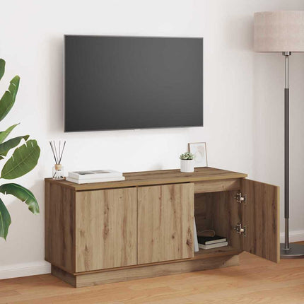 TV-skåp Artisan Ek 100 x 38 x 49 cm Konstruerat trä