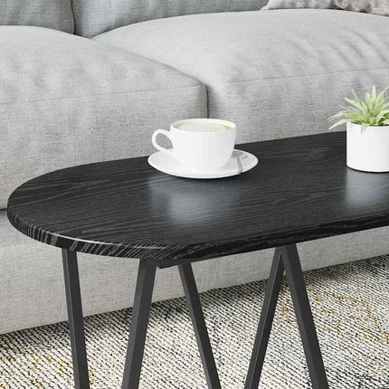 Kaffeebord Svart Ek 80 x 40 x 40.5 cm