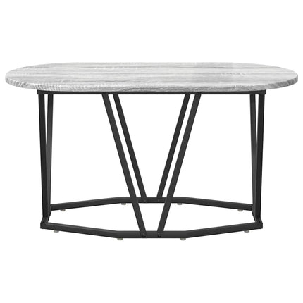 Kaffeebord Grå 80 x 40 x 40.5 cm Konstruktions trä och metall
