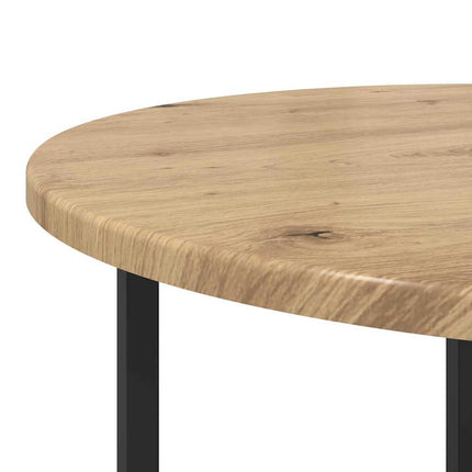 Sidobordsset 2 pcs Artisan Ek och Svart