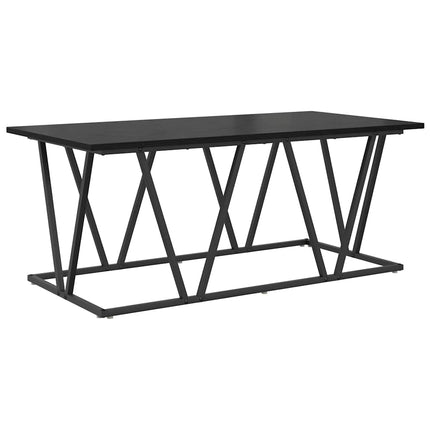 Kaffeebord Svart Ek 100 x 50 x 40 cm