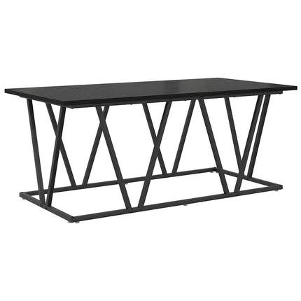 Kaffeebord Svart Ek 100 x 50 x 40 cm