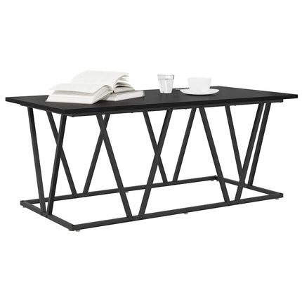 Kaffeebord Svart Ek 100 x 50 x 40 cm