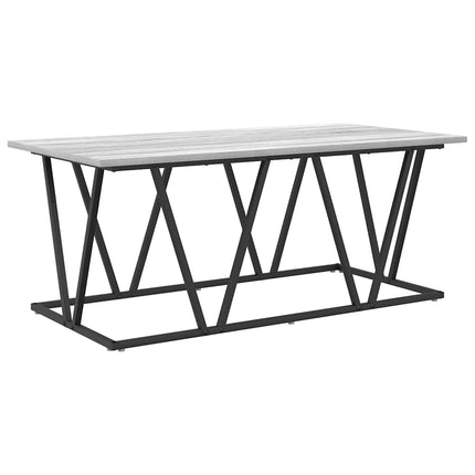 Kaffeebord Grå 100 x 50 x 40 cm Konstruktions trä och metall