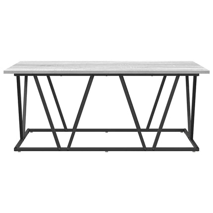 Kaffeebord Grå 100 x 50 x 40 cm Konstruktions trä och metall