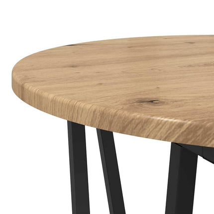 Sidobordsset 2 pcs Artisan Ek och Svart