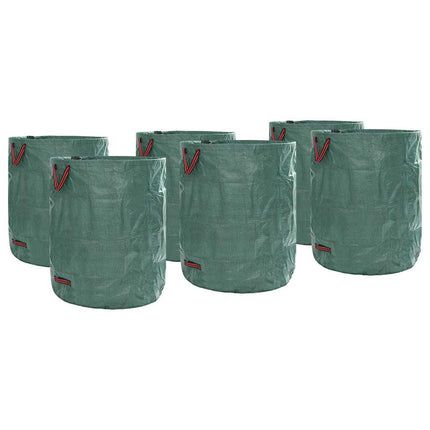 Trädgårdsavfallspåsar 12 pcs Grön 79 x 79 x 99,5 cm