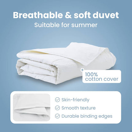 Sommar Duvet Vit 155 x 200 cm Fjäder