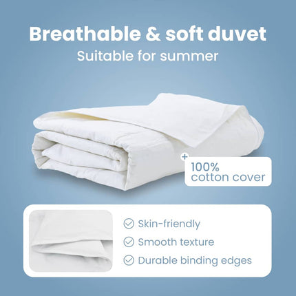 Sommar Duvet Vit 140 x 220 cm Fjäder