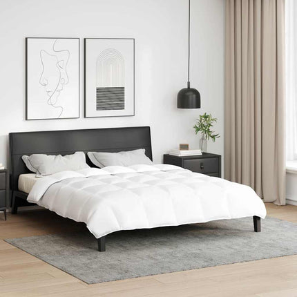 Duntäcke Vit 200 x 200 cm Fjäder
