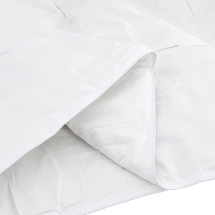 Duntäcke Vit 135 x 220 cm Fjäder