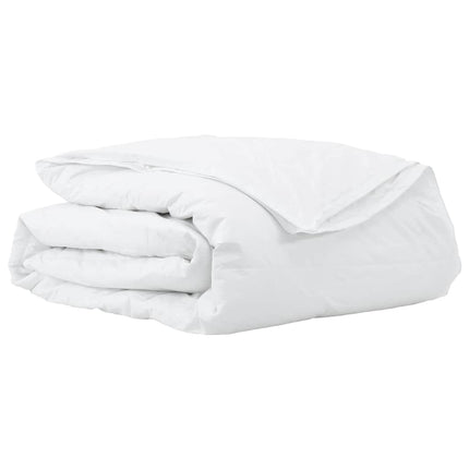 2-i-1 Duntäcke Vit 200 x 200 cm Fjäder