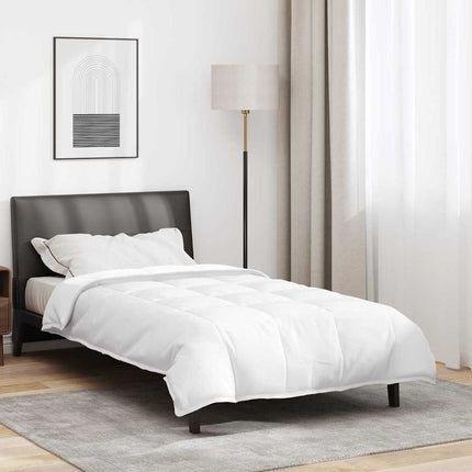 2-i-1 Duntäcke Vit 155 x 220 cm Fjäder