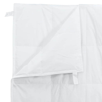 2-i-1 Duntäcke Vit 240 x 220 cm Fjäder