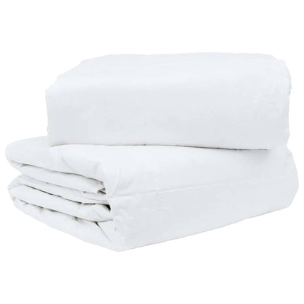 2-i-1 Duntäcke Vit 240 x 220 cm Fjäder