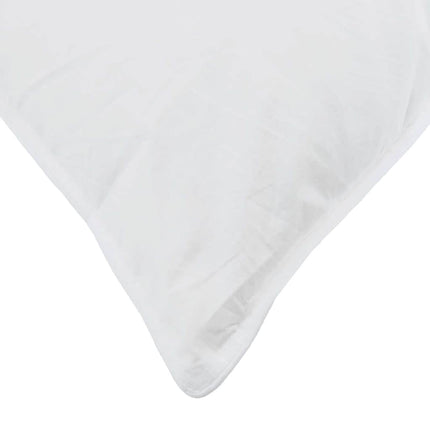 Kudde med kudde 2 pcs Vit 50 x 75 cm Fjäder