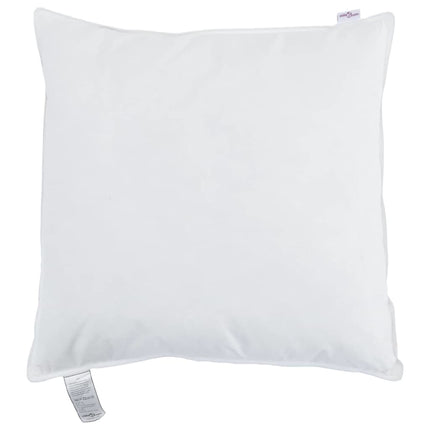 Kudde med kudde 2 pcs Vit 60 x 60 cm Fjäder