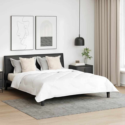 Kudde med kudde 2 pcs Vit 65 x 65 cm Fjäder