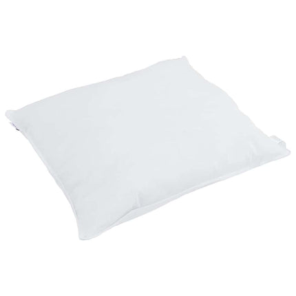 Kudde med kudde 2 pcs Vit 65 x 65 cm Fjäder
