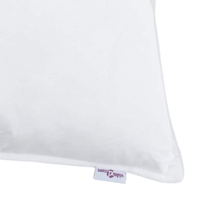 Kudde med kudde 2 pcs Vit 70 x 90 cm Fjäder