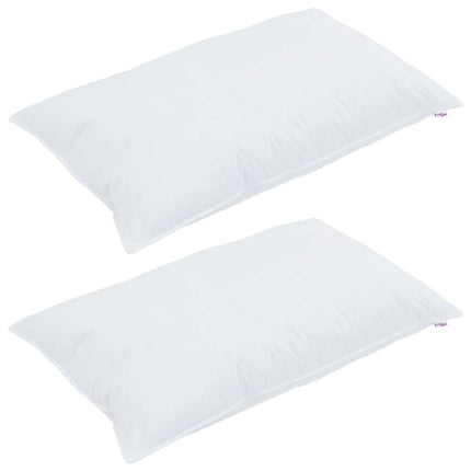 Kudde med kudde 2 pcs Vit 40 x 80 cm Bomull