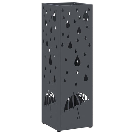 Förvaringskrok & Ställ Antracit 15,5 x 15,5 x 49 cm Metall