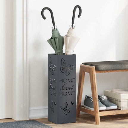Förvaringskrok & Ställ Antracit 15,5 x 15,5 x 49 cm Metall