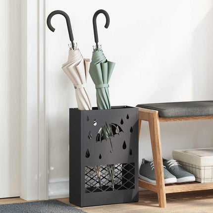 Förvaringskrok & Ställ Svart 28 x 12 x 41 cm Stål
