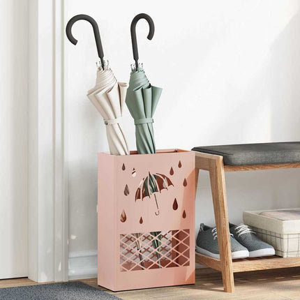Förvaringskrok & Ställ Rosa 28 x 12 x 41 cm Stål