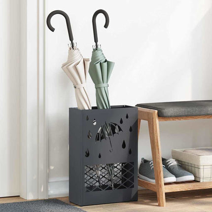 Förvaringskrok & Ställ Antracit 28 x 12 x 41 cm Stål