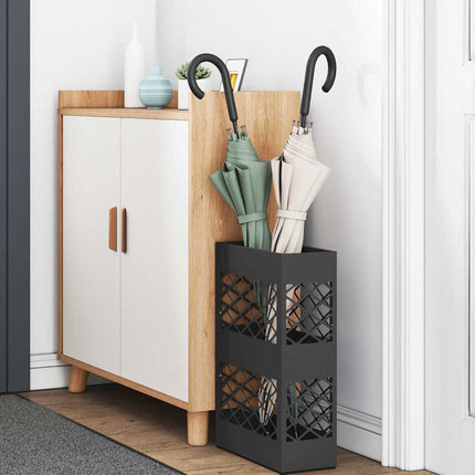 Förvaringskrok & Ställ Svart 28 x 12 x 41 cm Stål