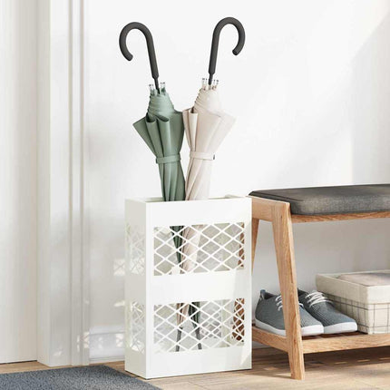 Förvaringskrok & Ställ Vit 28 x 12 x 41 cm Stål