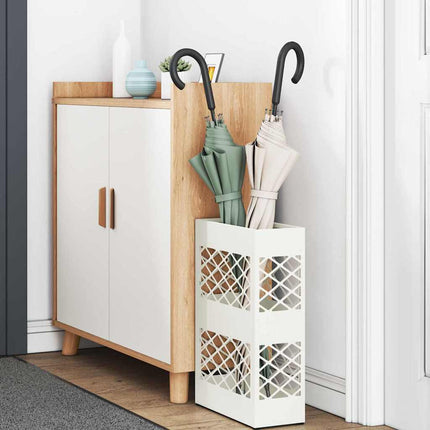 Förvaringskrok & Ställ Vit 28 x 12 x 41 cm Stål