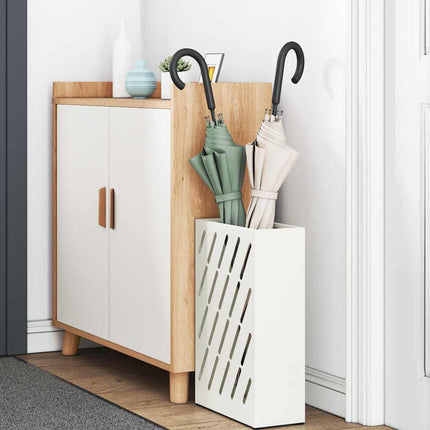 Förvaringskrok & Ställ Vit 28 x 12 x 41 cm Stål