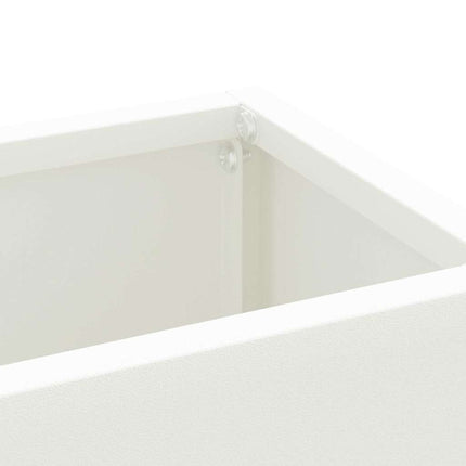 Förvaringskrok & Ställ Vit 28 x 12 x 41 cm Stål