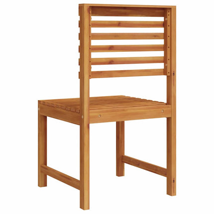 Trädgård Stol 2 pcs Brun 50 x 50 x 91cm Massivt akaciaträ