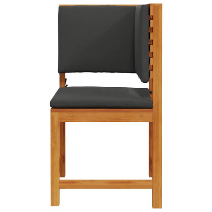Trädgård Stol med kudde Brun 50 x 50 x 91cm Massivt akaciaträ
