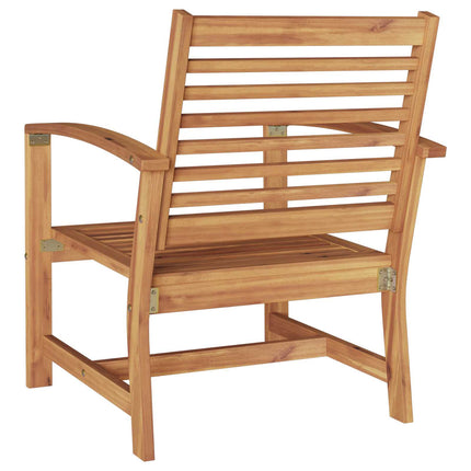 Stol 2 Stycke Brun 65 x 60 x 76,5 cm Massivt teakträ