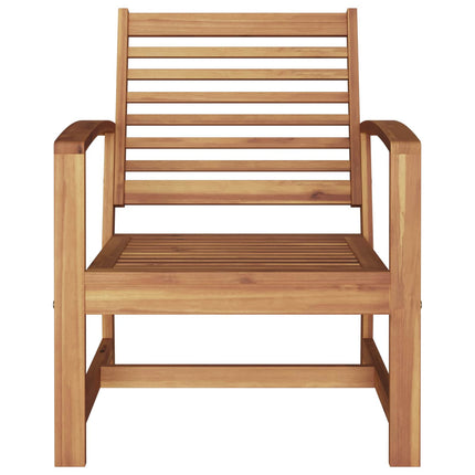 Stol 2 Stycke Brun 65 x 60 x 76,5 cm Massivt teakträ