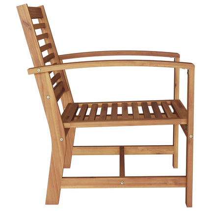 Stol 2 Stycke Brun 65 x 60 x 76,5 cm Massivt teakträ