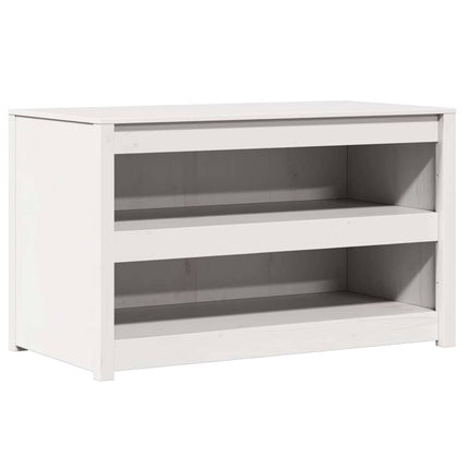 Köksskåp med hylla MEPPEL Vit 106 x 55 x 64 cm Massiv furu