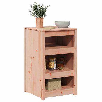 Köksskåp med hylla MEPPEL Brun Ek 55 x 55 x 92 cm Massiv furu
