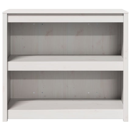 Köksskåp med hylla MEPPEL Vit 106 x 55 x 92 cm Massiv furu