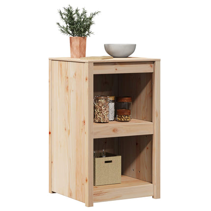 Köksskåp med hylla MEPPEL Brun Ek 55 x 55 x 92 cm Massiv furu