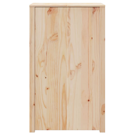 Köksskåp med hylla MEPPEL Brun Ek 55 x 55 x 92 cm Massiv furu