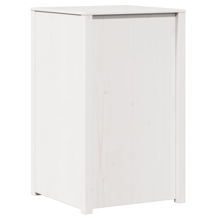 Köksskåp med hylla MEPPEL Vit 55 x 55 x 92 cm Massiv furu