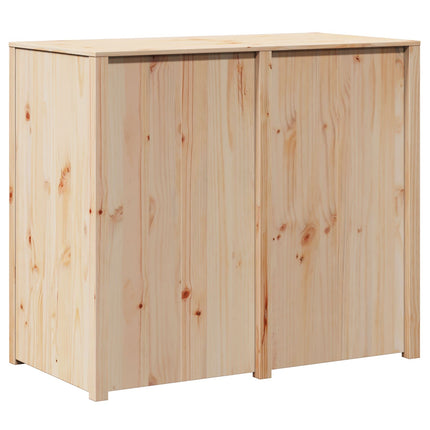 Köksskåp med hylla MEPPEL Brun Ek 106 x 55 x 92 cm Massiv furu